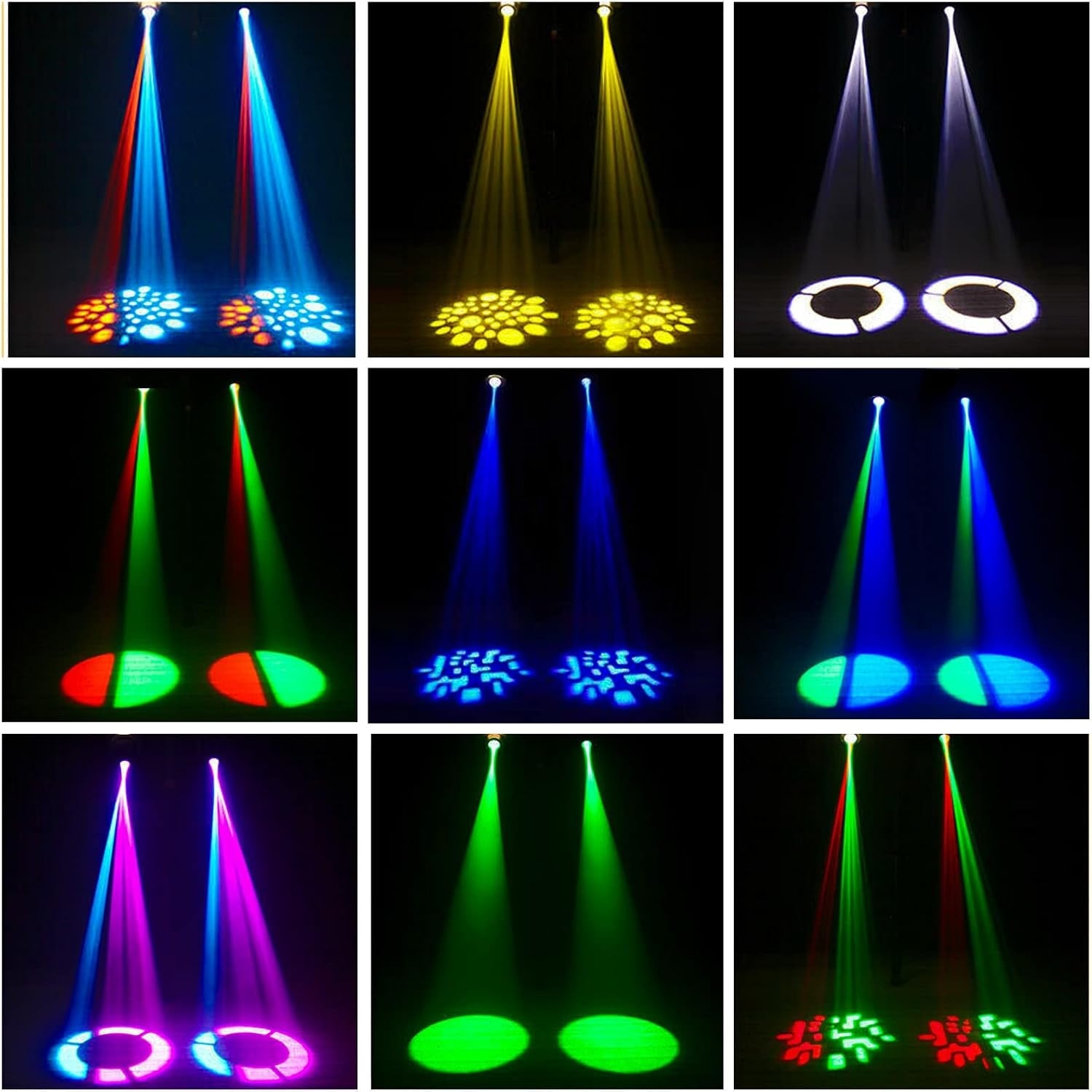 Lyre LED 50W DJ - 8 Gobos et 8 Couleurs - DMX 512 - 34% de remise