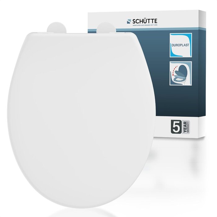 Abattant WC universel Duroplast avec frein de chute - 30% de remise