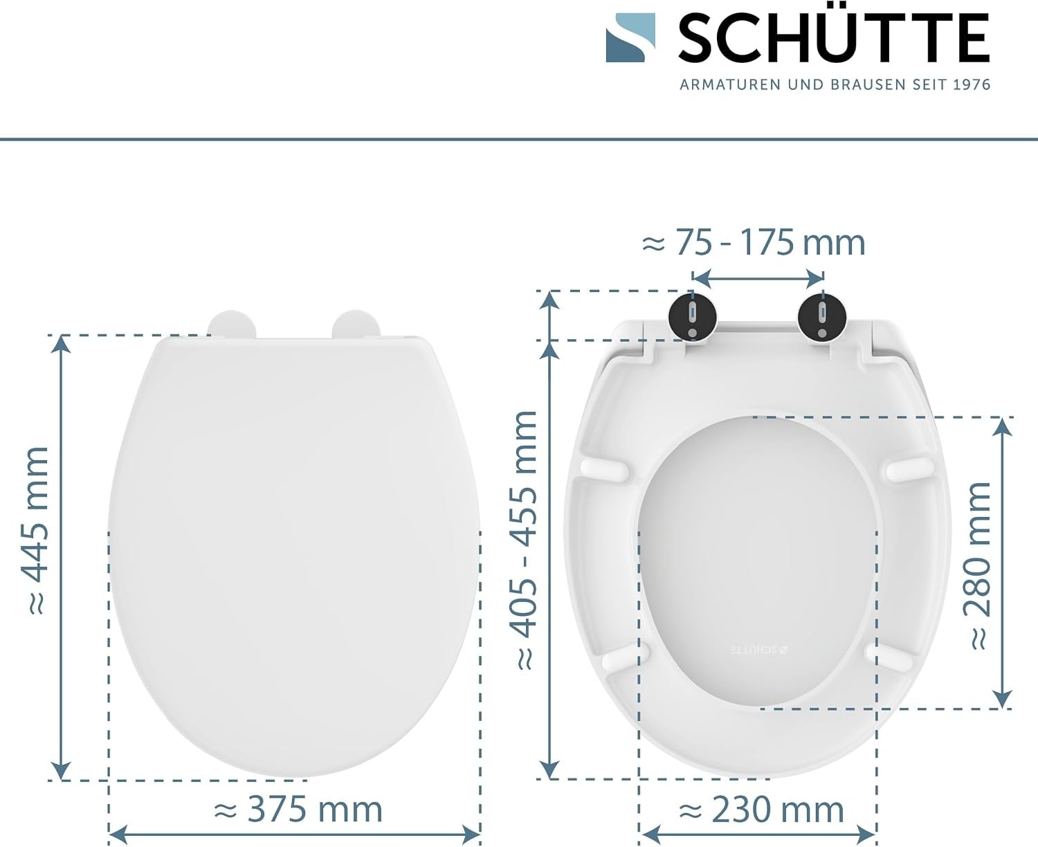 Abattant WC universel Duroplast avec frein de chute - 30% de remise