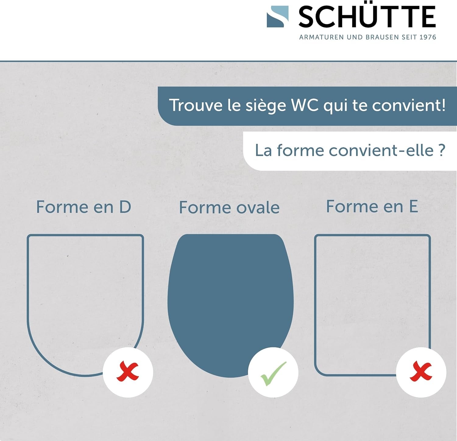 Abattant WC universel Duroplast avec frein de chute - 30% de remise