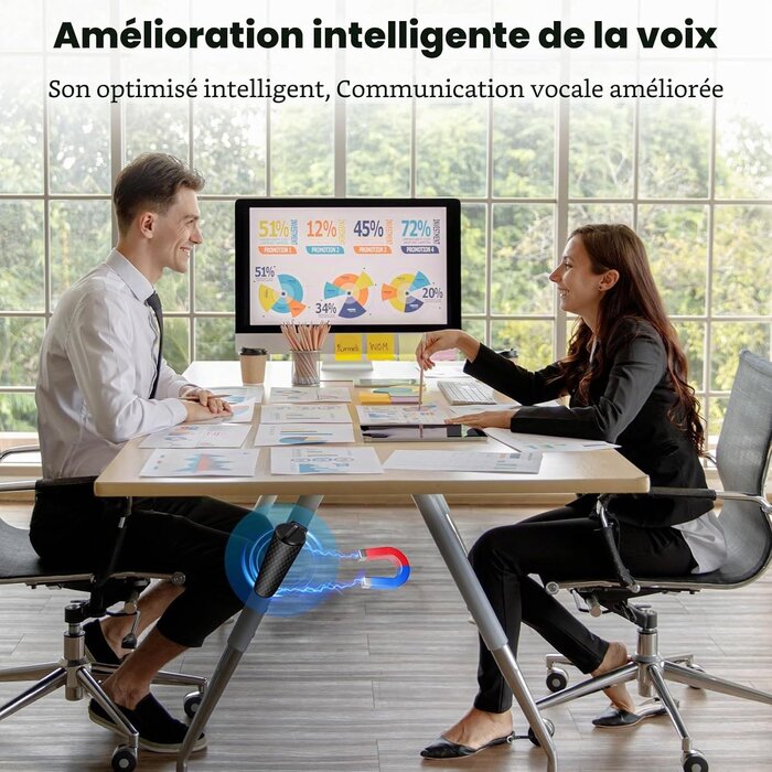 Enregistreur vocal magnétique 64 Go Zwart Taille S - 33% de remise