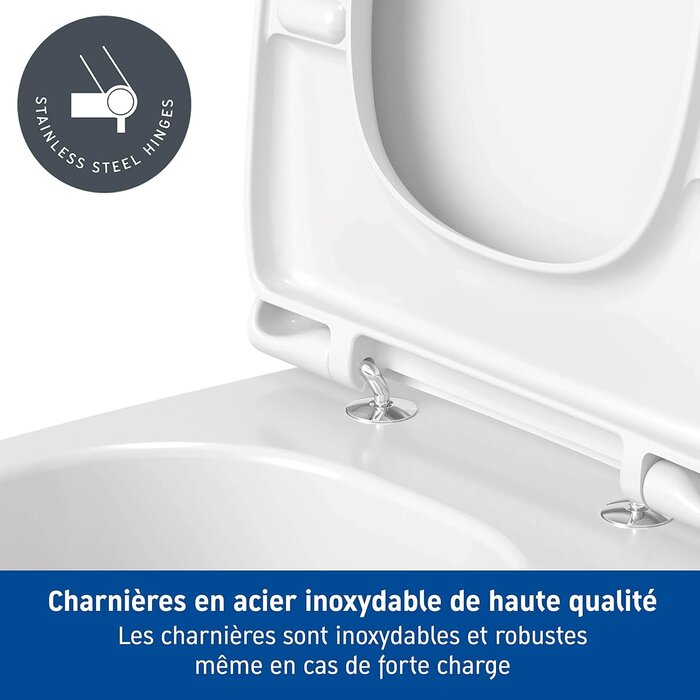 Abattant WC compact blanc - 33% de remise