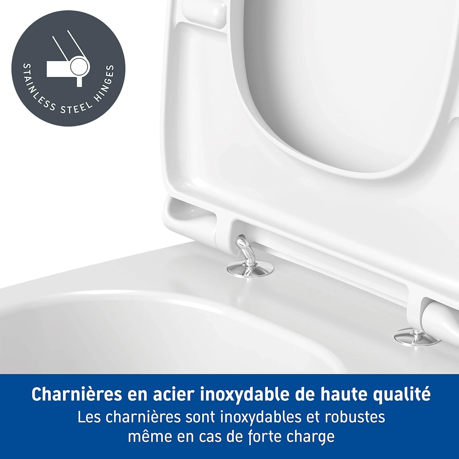 Abattant WC compact blanc - 33% de remise