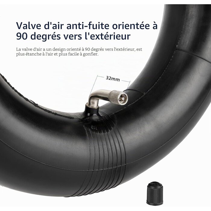 Jeu de 2 pneus tout-terrain 255x80 pour trottinette - 33% de remise