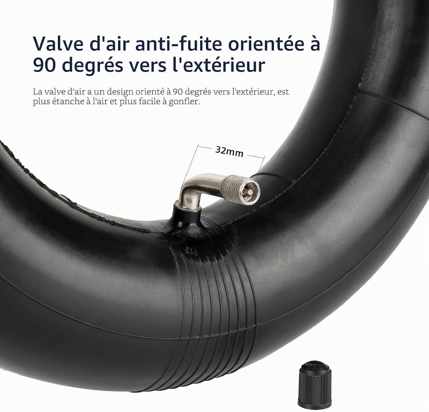 Jeu de 2 pneus tout-terrain 255x80 pour trottinette - 33% de remise