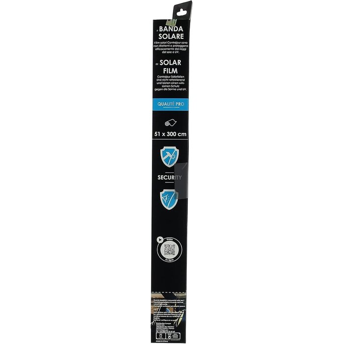 Film solaire voiture Anthracite 51x300cm - 65% transmission - 29% de remise
