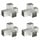 Lot de 4 connecteurs de poteaux en X 91x91mm - 34% de remise