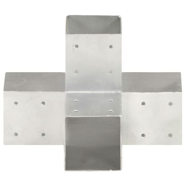 Vidaxl Lot de 4 connecteurs de poteaux en X 91x91mm - 34% de remise
