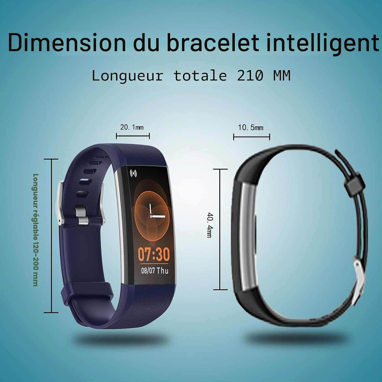 Montre connectée Fitness Tracker Zwart taille S - 32% de remise