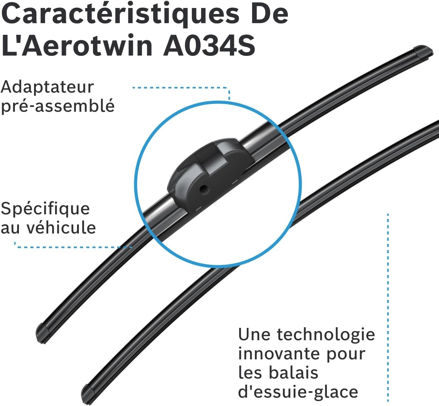 Bosch Kit essuie-glaces Aerotwin 650/650 mm - 31% de remise