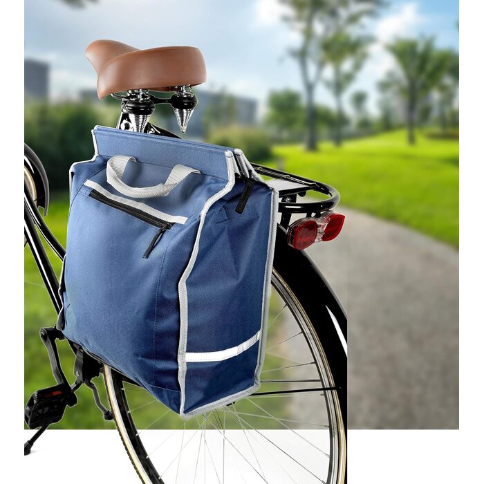 Sacoche de vélo étanche 20L - Bleue - 31% de remise