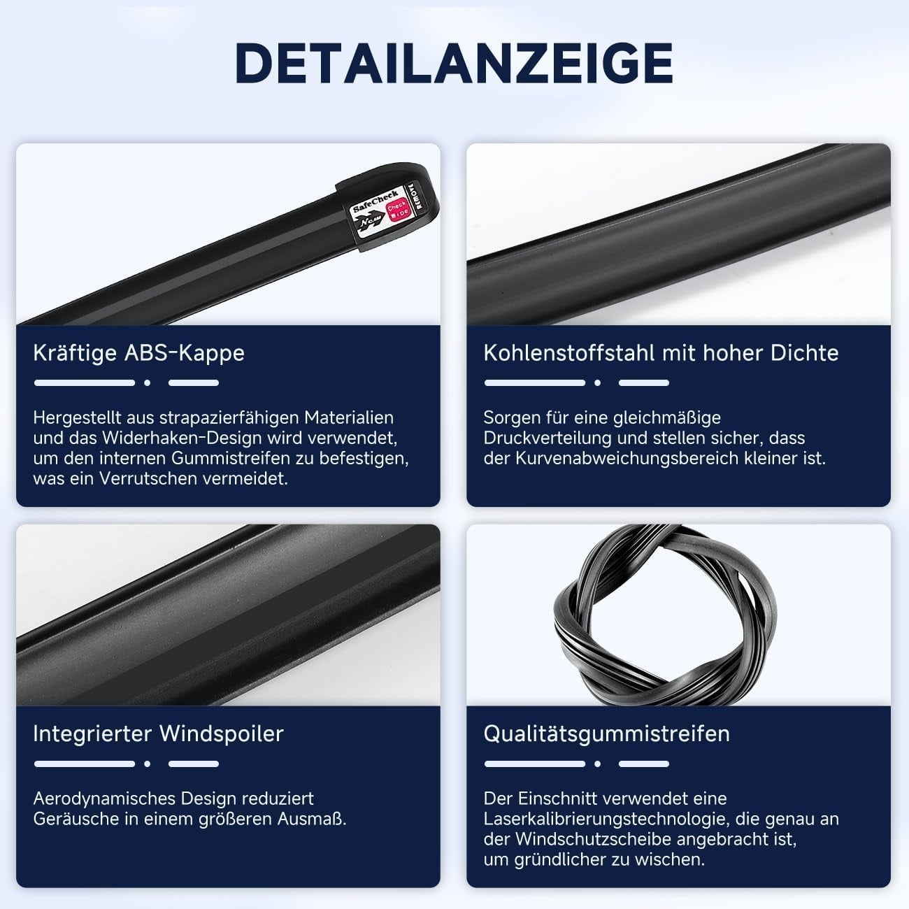 Kit 3 essuie-glaces pour Skoda Yeti (2009-2017) - 30% de remise