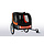 Remorque de vélo pour chien pliable - Orange/Noir - 40 kg - 34% de remise