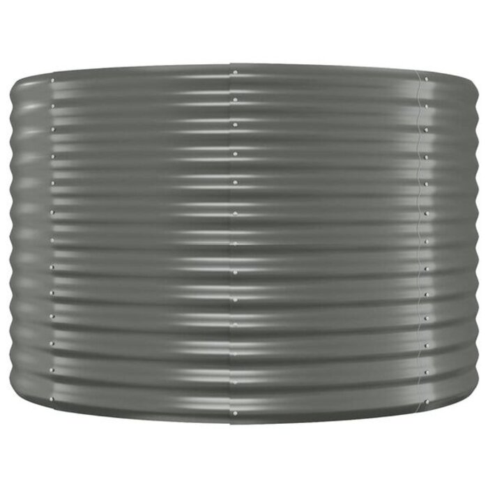 Jardinière ovale en acier gris 175cm - 33% de remise