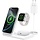 Station de charge 3-en-1 iPhone/Apple Watch/AirPods - Blanc - 31% de remise
