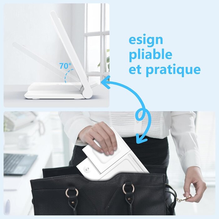 Station de charge 3-en-1 iPhone/Apple Watch/AirPods - Blanc - 31% de remise