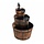 Fontaine de jardin 3 niveaux en bois massif - 35% de remise