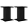 Lot de 2 supports pour plantes, chêne noir - 32% de remise
