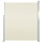 Pare-vue latéral rétractable 170x300 cm Crème - 33% de remise