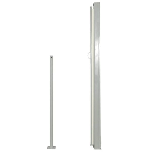 Pare-vue latéral rétractable 170x300 cm Crème - 33% de remise