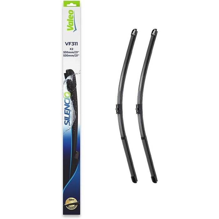 Kit 2 Balais d'essuie-glace 650/450 mm - Noir - Taille S - 30% de remise