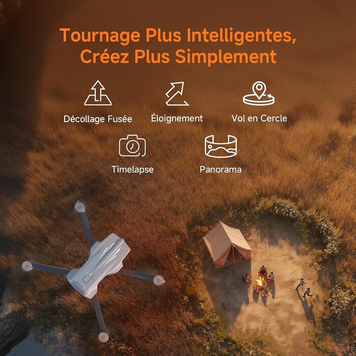 Drone 4K GPS - 50 min d'autonomie - Ultra-léger - 34% de remise