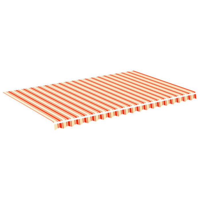 Toile de rechange pour store banne 5x3 m jaune et orange - 34% de remise