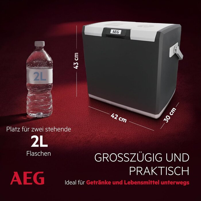 Glacière portable 28L 12V/230V Noir - 34% de remise