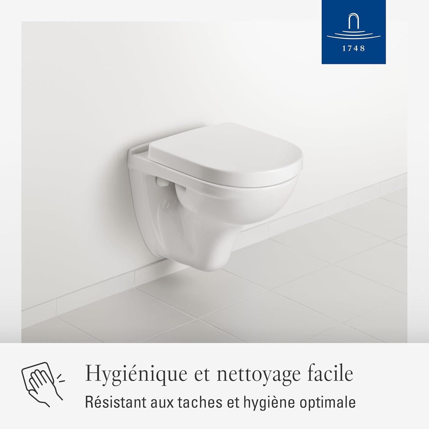 Abattant WC Duroplast forme D blanc taille M - 35% de remise