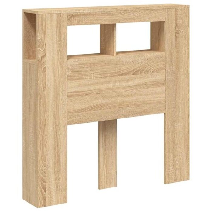 Tête de lit LED 100cm Chêne Sonoma - 34% de remise