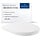 Abattant WC en forme de D Architectura Blanc - 34% de remise