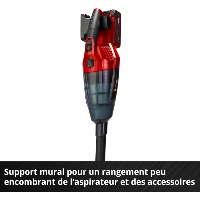 Aspirateur à main sans fil 18V, Rood Zwart, Taille M - 31% de remise