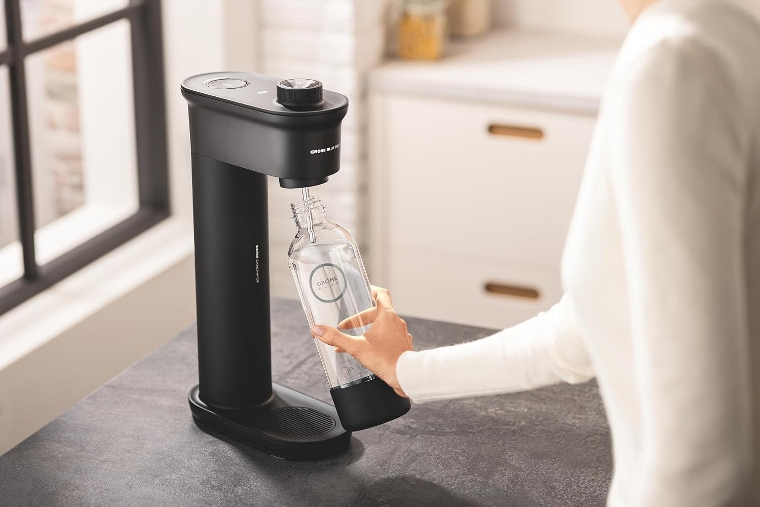 Machine à eau pétillante 850ml - 34% de remise - Noir