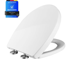 Abattant WC forme O blanc taille S - 41% de remise