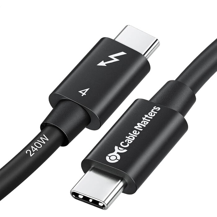 Câble Thunderbolt 4 0,8m - 40 Gb/s, 8K, 100W - 31% de remise