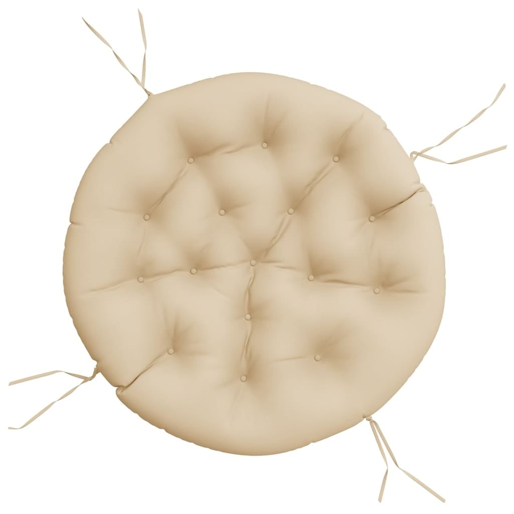 Coussin d'assise rond 100 cm beige - 33% de remise