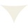 Voile d'ombrage triangulaire 5x7x7 m crème - 34% de remise