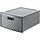 Organisateur à tiroir 19,2L aspect rotin Noir Taille M - 30% de remise