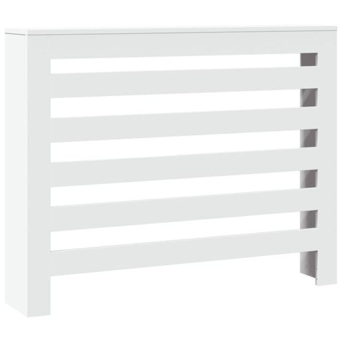 Cache-radiateur design blanc 104x20x82 cm - 33% de remise