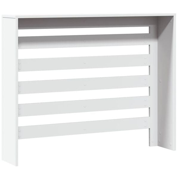 Cache-radiateur design blanc 104x20x82 cm - 33% de remise