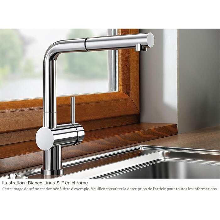 Mitigeur d'évier LINUS-S-F Chrome Taille M - 35% de remise