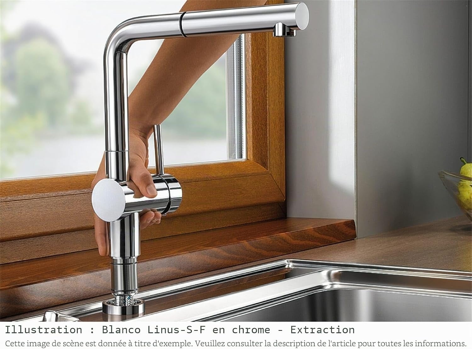 Mitigeur d'évier LINUS-S-F Chrome Taille M - 35% de remise