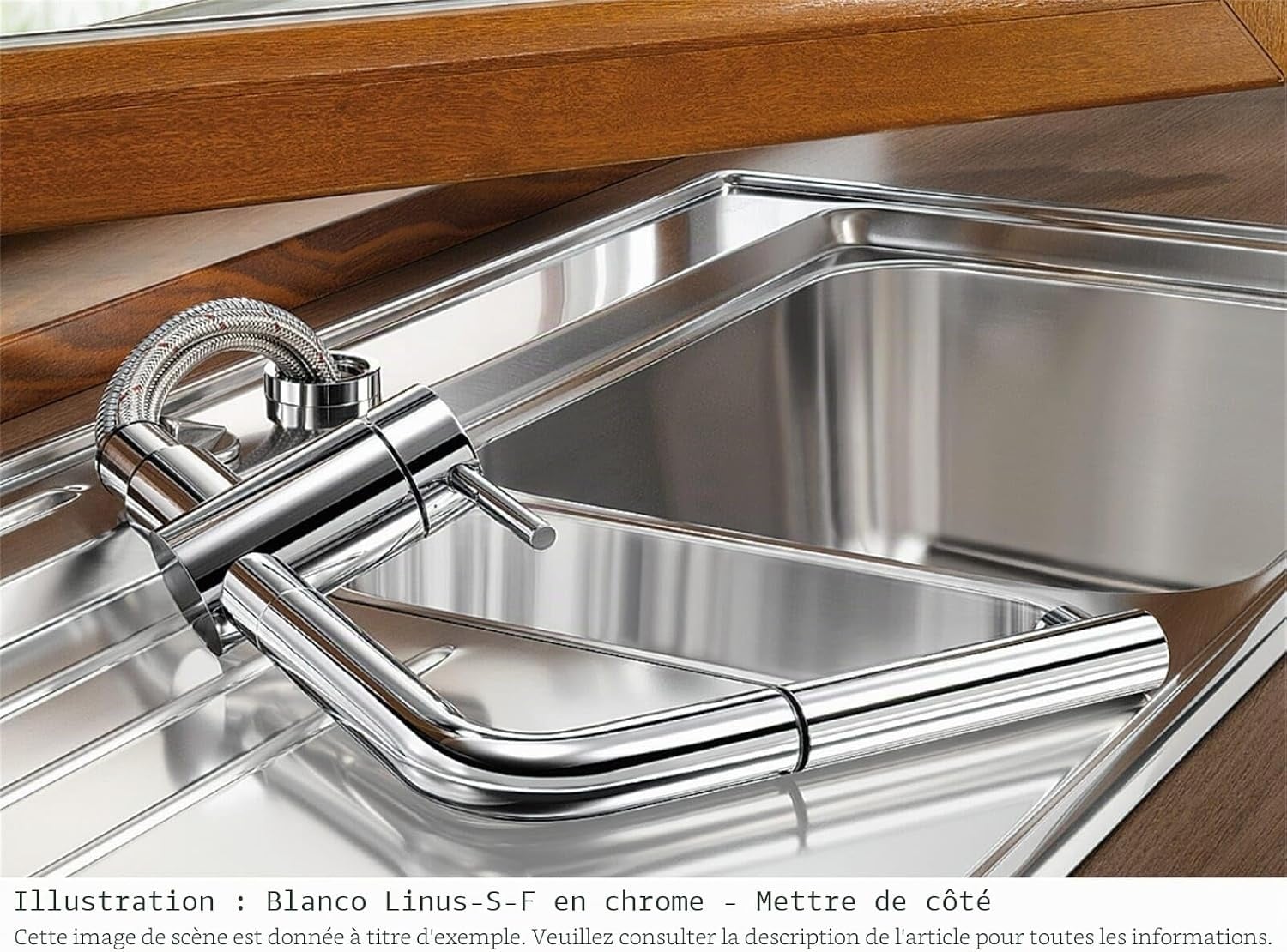 Mitigeur d'évier LINUS-S-F Chrome Taille M - 35% de remise