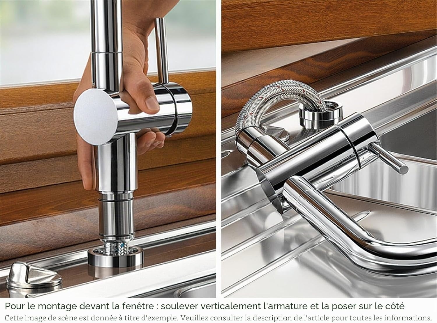 Mitigeur d'évier LINUS-S-F Chrome Taille M - 35% de remise
