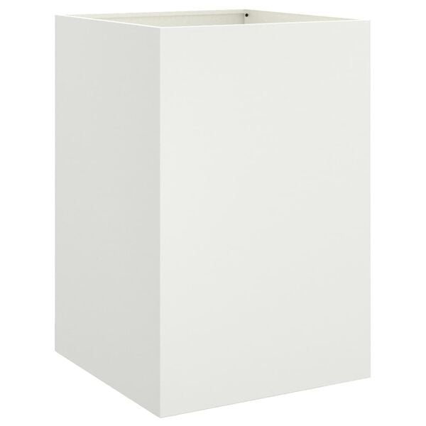 Jardinière surélevée en acier blanc 52x48x75 cm - 34% de remise