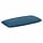 Coussin de dossier bleu 120 x 50 cm en coton - 31% de remise