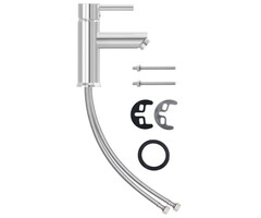 Vidaxl Mitigeur de lavabo chromé 130x176 mm - 43% de remise