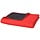 Couvre-lit matelassé bicolore 220x240 cm - Rouge et noir - 32% de remise