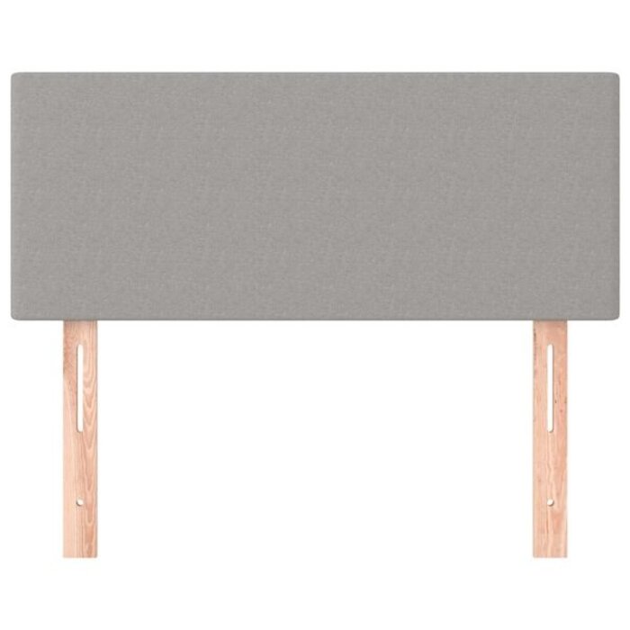 Tête de lit en tissu gris clair 90cm - 31% de remise