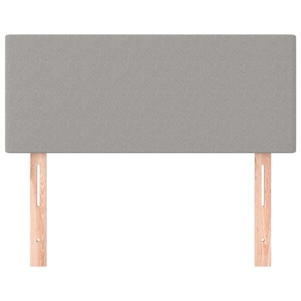 Tête de lit en tissu gris clair 90cm - 31% de remise